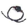 Hand-Woven Crystal Stone Mesh Pocket Bracelet Bracelet Adjustable Telescopic Mesh Pocket Net Holder B58
