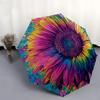 1pc Colorful Sunflower Artwork Umbrella with Plastic Handle,Suitable for All Seasons Home Travel Outdoor UmbrellaDD1750