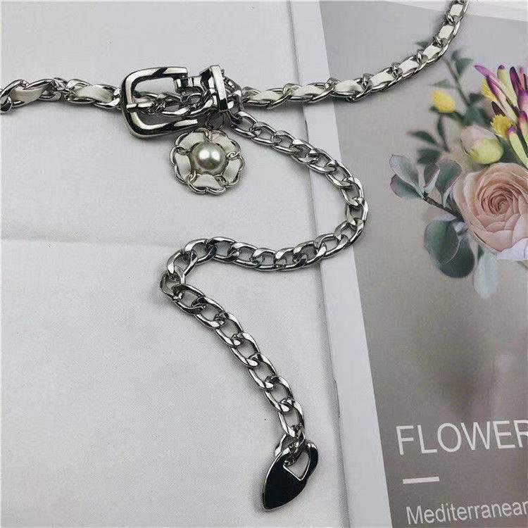 Belt for Women Versatile Ins Korean Version Simple Hip-hop Belt for Women Decorative Skirt Waist Chain Accessories Metal Chain Trousers