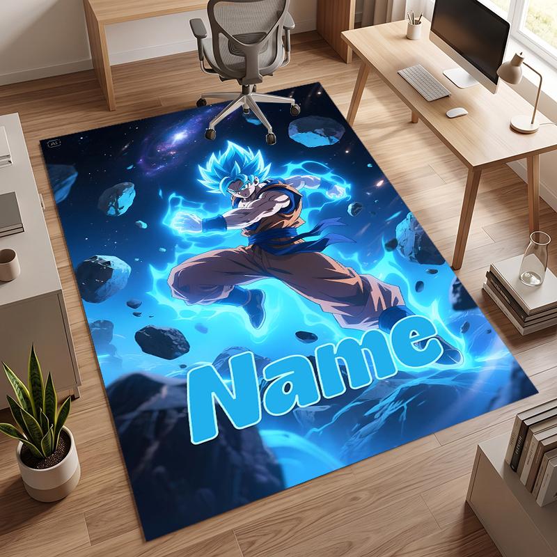 Dragon Ball (19) Personalisierter Name Büro Teppich Stilvolle Dekoration für Wohnzimmer Schlafzimmer Küche