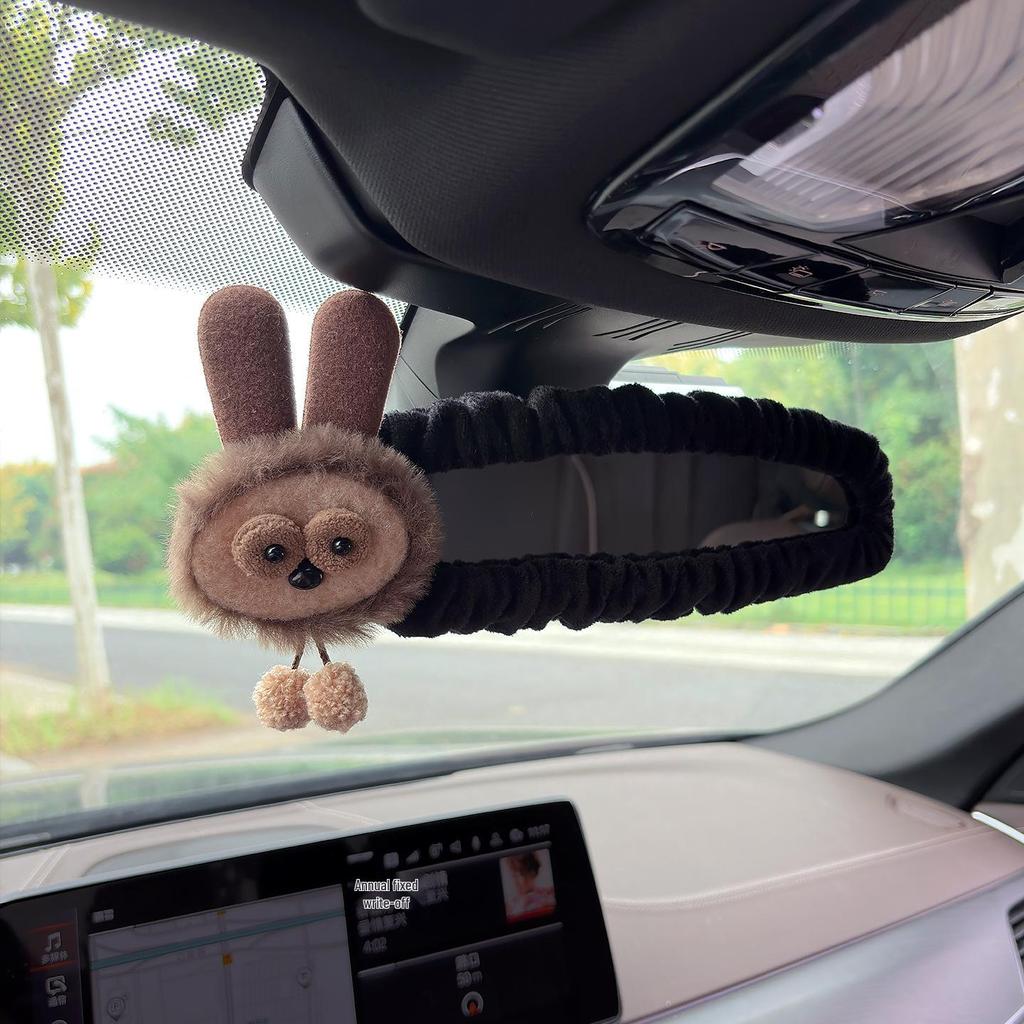 Kreative Niedliche Welpen Rückspiegelabdeckung - Dekorative Auto-Innenausstattung für Frauen.