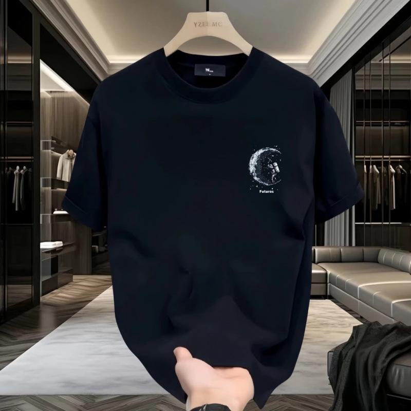 2025 New Men's Printed Short-Sleeve T-Shirt for Summer  A Loose and Casual Top