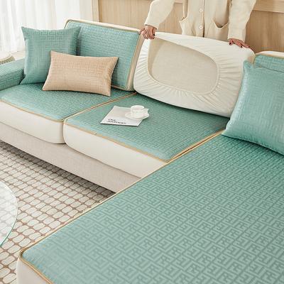 Ice Silk Sofa Cushion Summer All-Inclusive Universal Integrated Sofa Cover Summer Simple Modern Non-Slip Sofa
