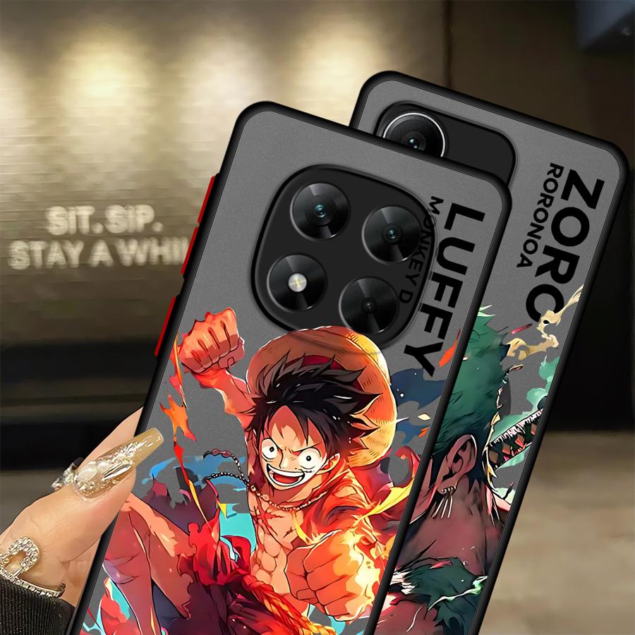 Case for Xiaomi Redmi Note 14 10 11 14C A4 13C 12 9S 13 Pro Plus Funda Back Phone Cover Anime Luffy One Piece