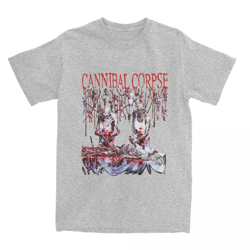 Men Women Cannibal Corpse Butchered At Birth Shirt Accessories Band Pure Cotton T-shirt Clothing Humorous Tee Shirt Printed