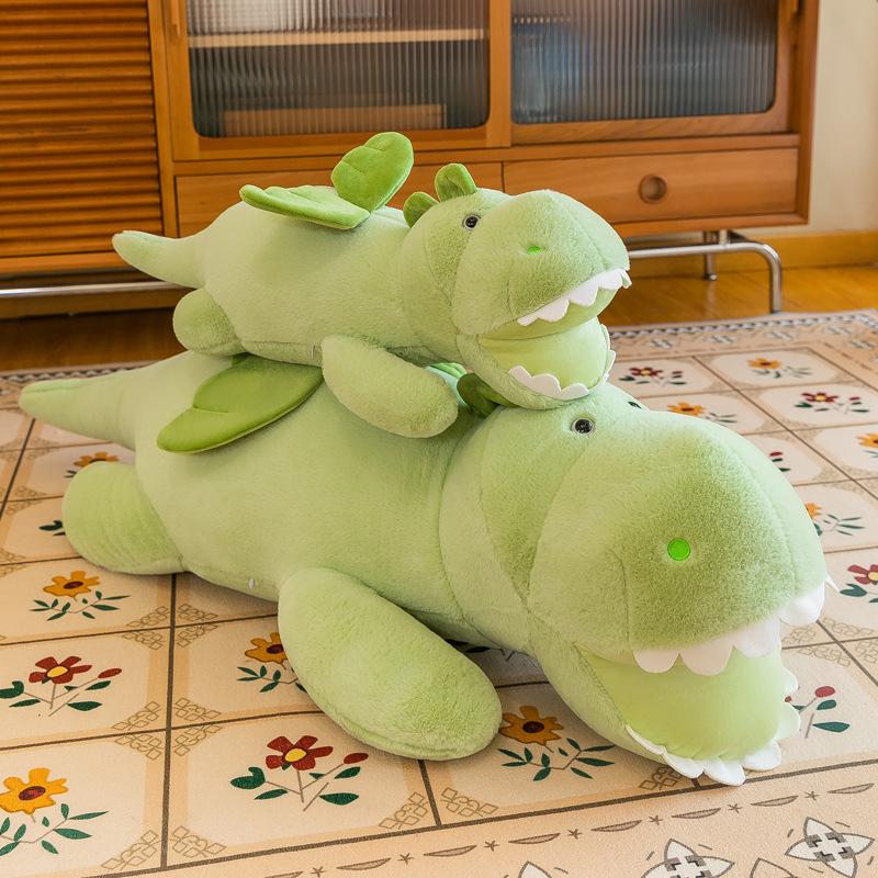 Little Flying Dragon Doll Sleeping Pillow Plush Toy Backrest Doll Children's Birthday Gift Cute Dinosaur Doll