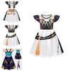Kpop Demon Hunters Rumi Mira Zoey Childrens Costume Dress With Print Fabric And Flared Sleeves For Spring And Fall Wear