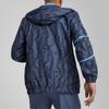 Puma Manchester City FC SS24 Fashion Loose-Fit Hooded Zip Jacket Men Outerwear Navy-Blue 777580-22