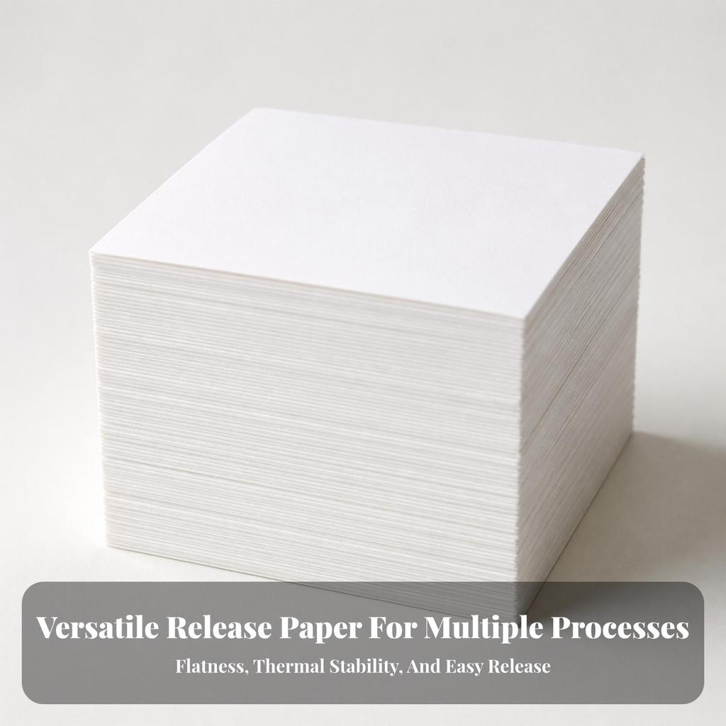 Easy Peel-off Release Paper Sheet Heat-Resistant Single-Sided