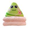 Doublesided Cute Big Eye Zongzi Blanket For Home Decor And Office Comfort