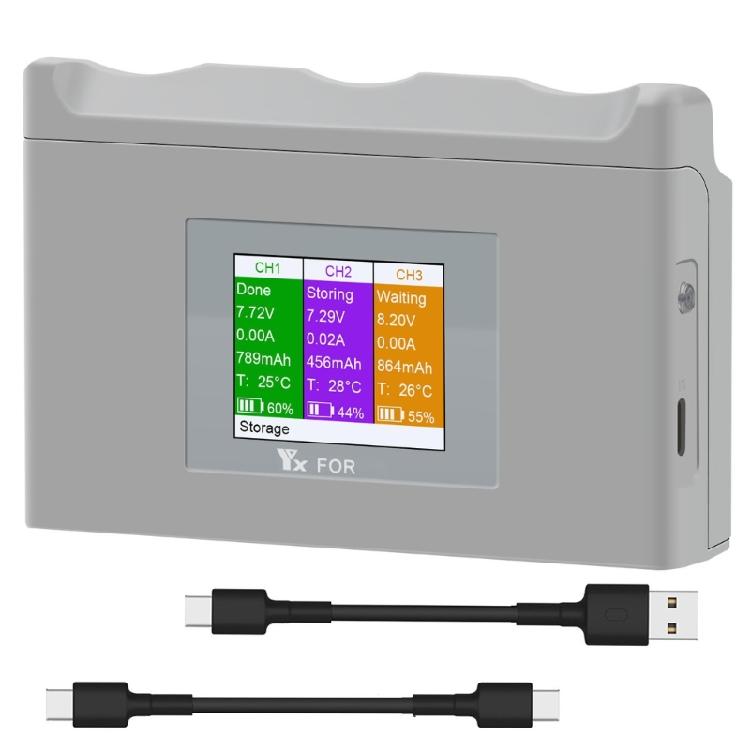 Advanced Battery Charging Hubs for Flights Battery Charger USB 5V2A Input Charging Three Batteries Accessories