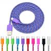 Nylon USB A To Type C Charging Cable 1A Fast Charger Data Cord For Xiaomi Huawei Samsung Android Phone 1M 1M 1M Charging Device