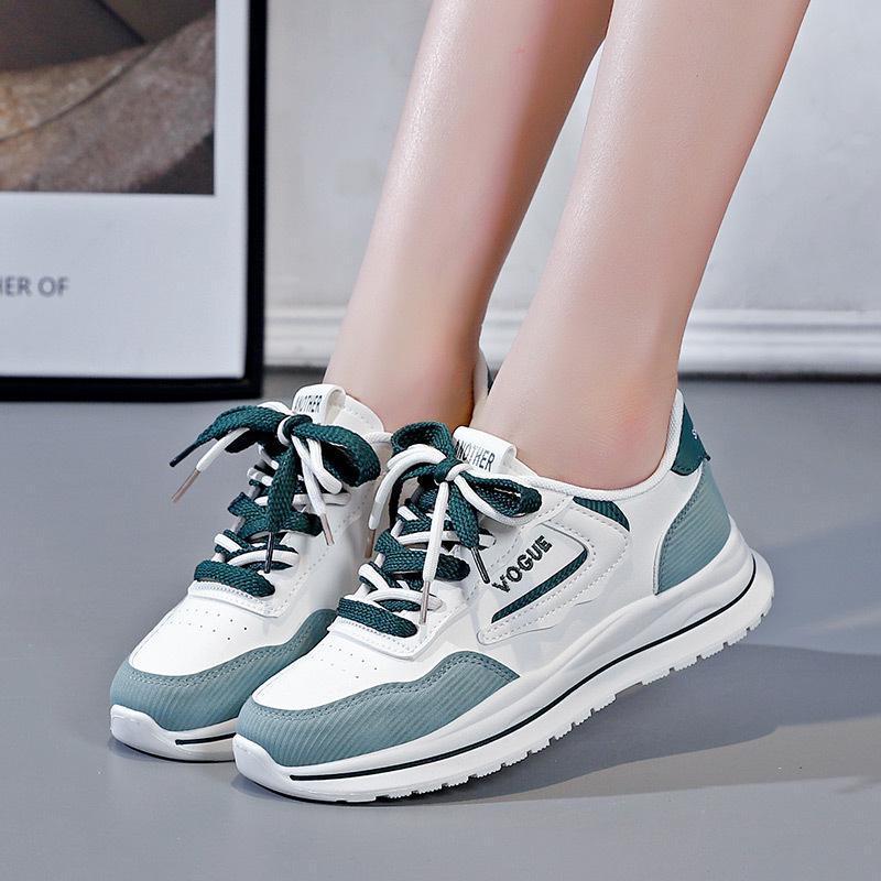 Platform sneakers spring and autumn ins low-top shoes breathable casual single shoes comfortable