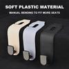 Gancho para reposacabezas de asiento de coche, gancho oculto universal para coche, ganchos colgantes de metal, accesorios para el interior del respaldo del asiento