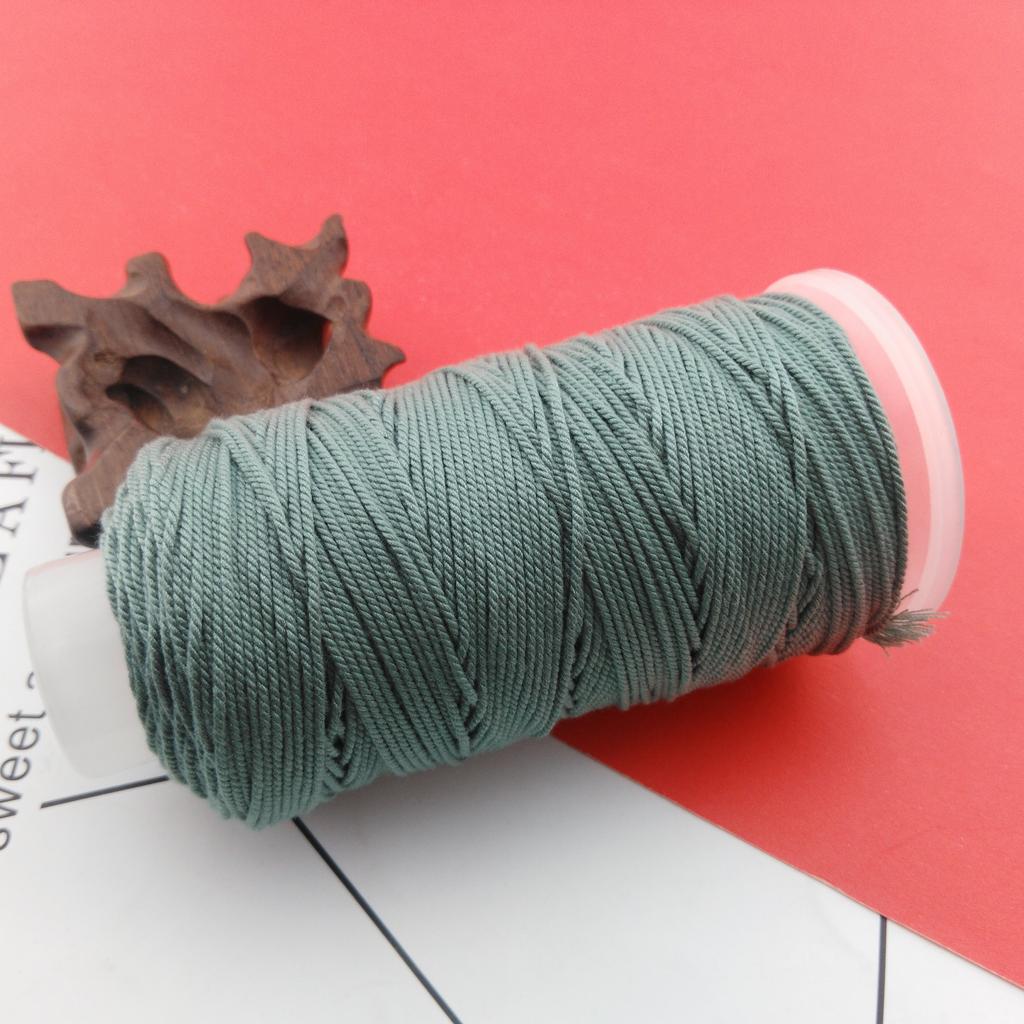 Qs Hand-Rubbed Cotton Thread 18 Strands Of Section Dyeing Gradient Diy Hand-Woven Bracelet Bracelet Rope Play Thread Rope Beading Matching