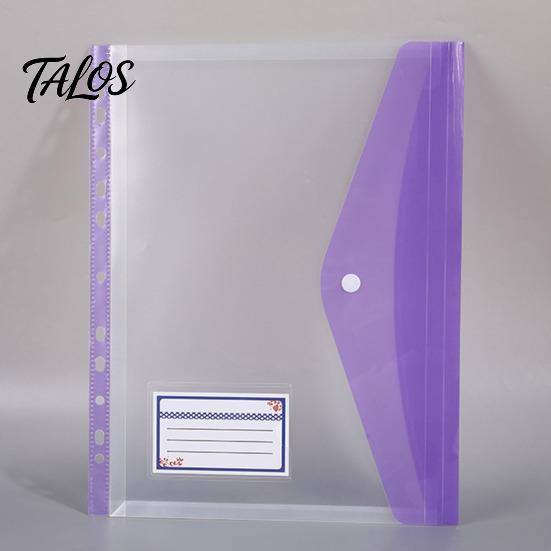 Home Budget Document Protectors 11-Hole Expanding File Pocket, Assorted Colors Large Capacity Bags for Manuals Holders, Waterproof Binder Envelope, A4