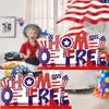 Independence Day Patriotic Wooden Table Decorations Table Sign Party Decoration Gift Wooden Crafts Decorations