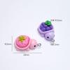 Acrylic Fruit Turtle Animal Keychain Accessory Supplies