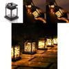 Charming Outdoor Garden Solar Copper Wire Star Lights With Led Lantern Design