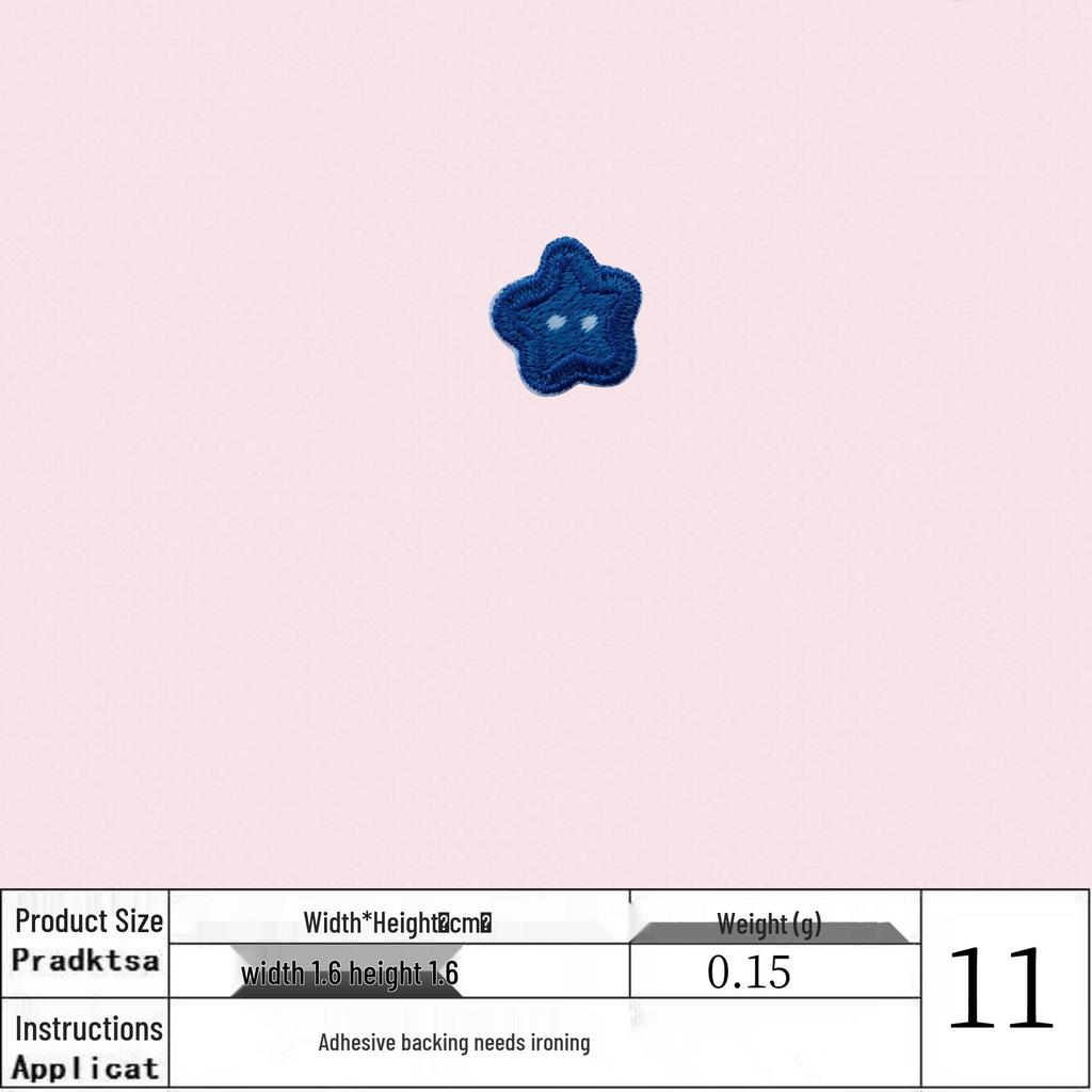 Korean Cartoon Embroidered Cloth Patch – Handmade Applique for DIY