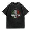 Jalisco Mexico T Shirt Travel Vintage Washed Breathable Fashion Stylish Comfortable Designer Clothes Slightly Versatile Soft
