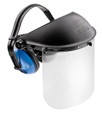 Plexiglass Face Shield + Ear Defenders Dp871R+Vc85S+Ep103
