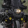 Modular Motorcycle Side Bag Convertible to Shoulder Pack with 8L Waterproof Interior & Anti Slip Mesh Compartment