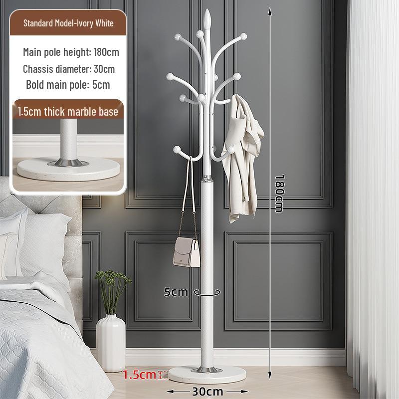 European Style Floor-Standing Coat and Bag Rack for Bedroom