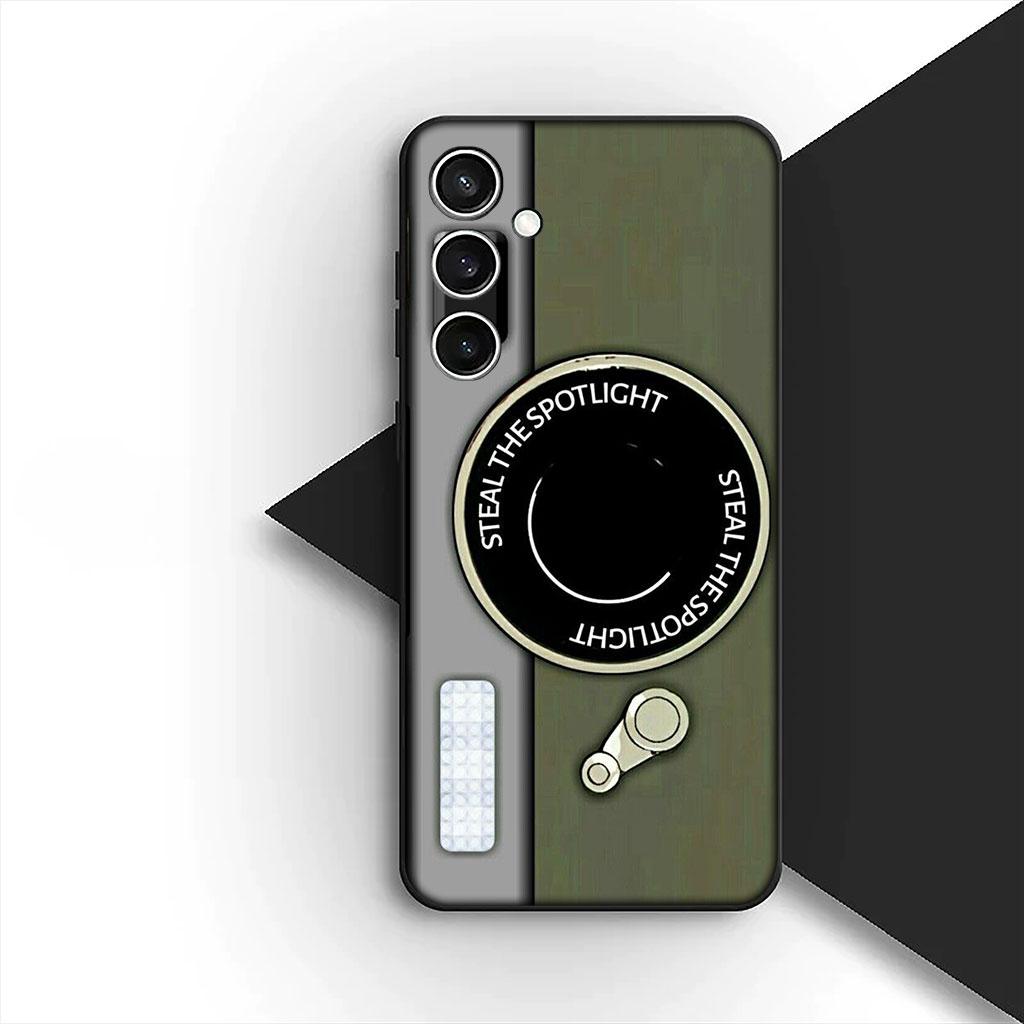 Phone Cover for Samsung Galaxy S22 S21 S20 FE Ultra Plus A07 A17 A15 A16 A25 A57 A37 Case Retro Camera Vintage Cassette Tape