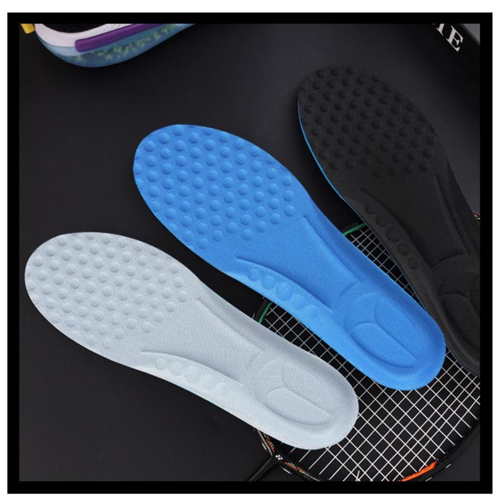 New Memory Foam Insoles For Shoes Sole Deodorant Breathable Cushion Running Insoles For Feet Man Women Orthopedic Insoles