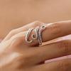 Gothic Retro Silver Color Octopus Finger Rings For Women Men Fashion Punk Rock Deep Sea Monster Animal Rings Cool Party Jewelry