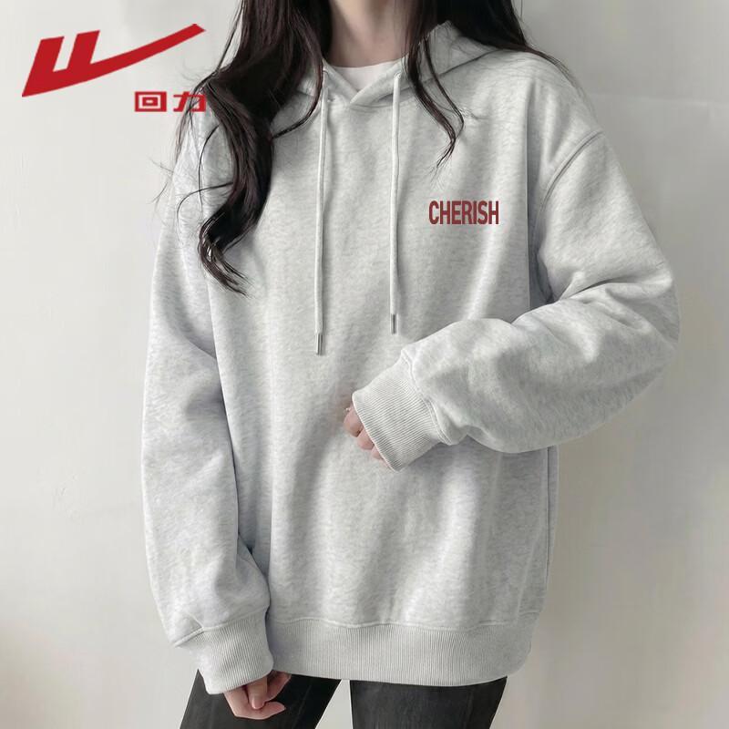 Warrior Women s Letter Print Hooded Sweatshirt