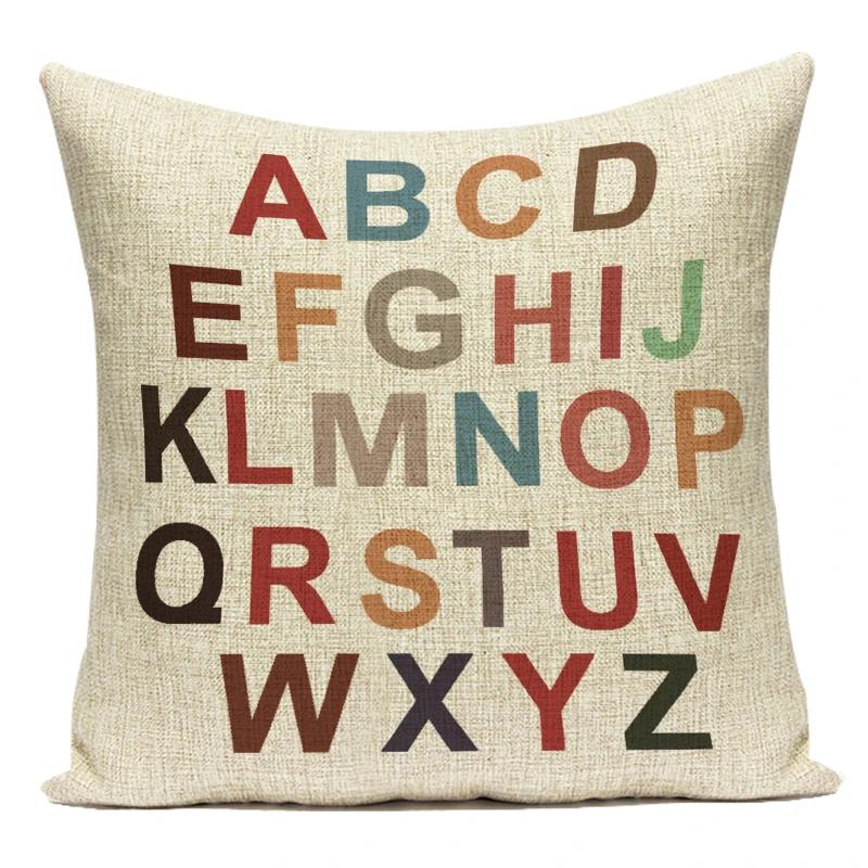 Modern Home Decoration Letter Home Sweet Home Decorative Pillows Case Polyester Cushion Cover For Living Room Capa Almofadas