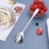 Stainless Steel Serving Utensils Salad Spoon and Fork Salad Serving Set Salad Servers 4 Colors for Kitchen Serving Salad