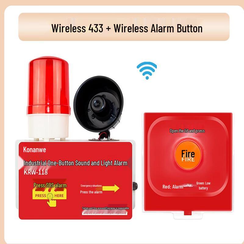 Brangdy Wireless Fire Alarm Kit