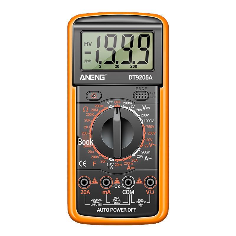 ANENG DT9205A High-Precision Digital Multimeter for Electricians