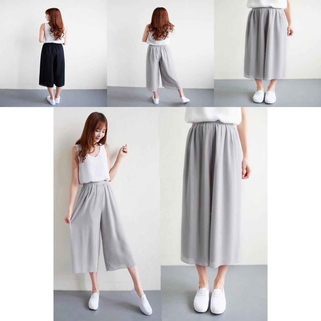 Timeless Design Fashion Elastic Waist Loose Slacks For Modern Womens Wardrobe
