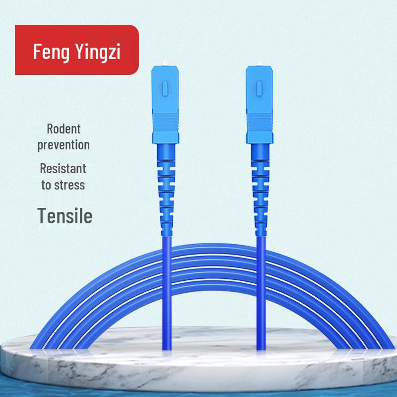 Armored Single-Mode Fiber Optic Patch Cable