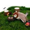 Zwitschernder Vogel Katzenspielzeug Simuliertes Vogel-Interaktionsspielzeug Spatz USB Wiederaufladbar Fliegender Vogel Katzenspielzeug für Wohnungskatzen