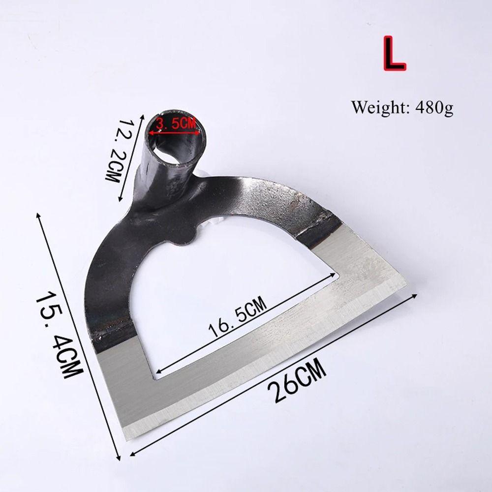 Thickened Handheld Hollow Hoe Steel Gardening Tool Weeding Tools Weeding Hoe Outdoor Garden L