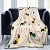 Dachshund Flannel Blanket Dogs Animal Awesome Throw Blanket for Home Hotel Sofa 125*100cm Rug Piece