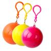 Llavero Impermeable Desechable Portátil Exterior Adulto Viaje Capa Colgante Bola Comprimida Bola de Bolsillo Equipo de Camping