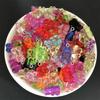 10/50pcs Candy Color Gummy Mini Bear Charms Pendant for Making Cute Earrings Pendant Necklace DIY Creative Jewelry Finding