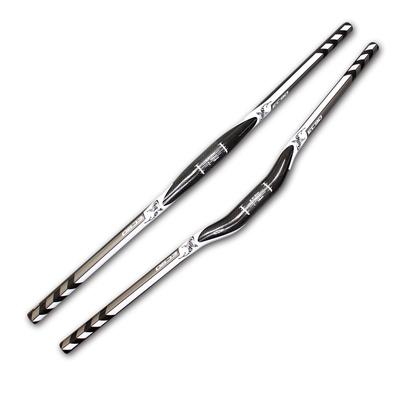760mm Lightweight MTB Mountain Bike Riser Handlebar Carbon Fiber Handle Tubes