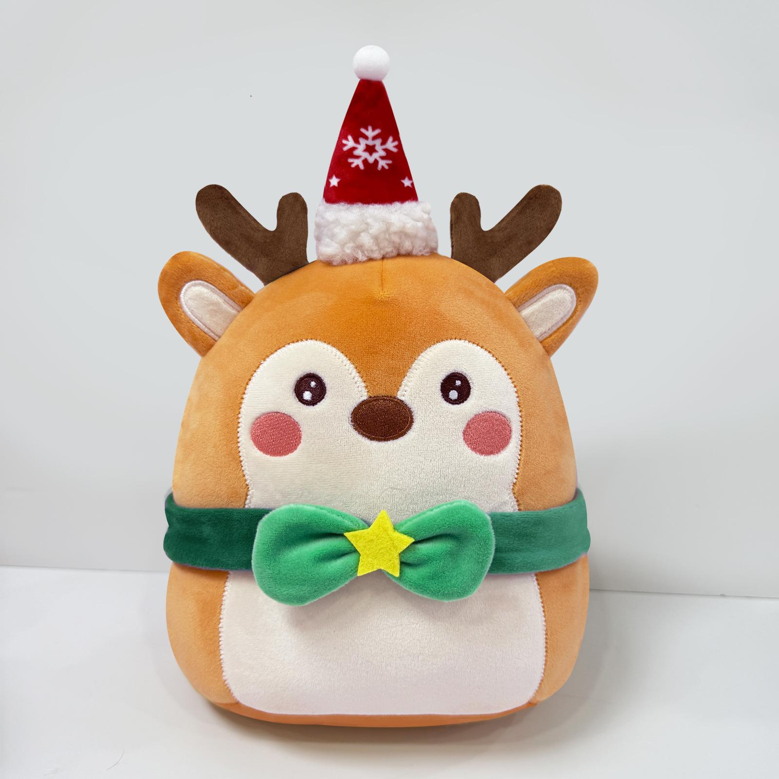 

Cross-border plush toys, Santa Claus, snowman pillows, elk figurines, water guinea pig dolls, Christmas decorative gifts