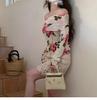 Fanhua Yao Yao High-Waisted Lace Beaded Short Skirt