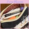 Cute Cat Canvas Pencil Case For Girls High School Students With Large Capacity Stationery Organizer