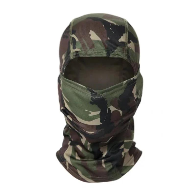 Tactical Cycling Cap Full Face Balaclava Mask Breathable Camo Men Hat Motorcycle Hunting MTB Road Bike Sport Gear Ski Mask Scarf