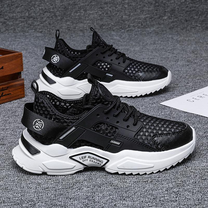 Fashion Summer Men Casual Shoes Fashion Sneakers Men Mesh Lightweight Breathable Slip On Outdoor Walking Shoes