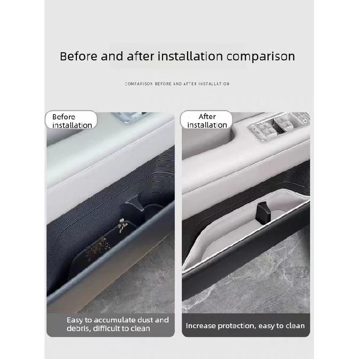 Suitable for Equation Leopard Titanium 7-door storage box door side groove storage box modified accessories